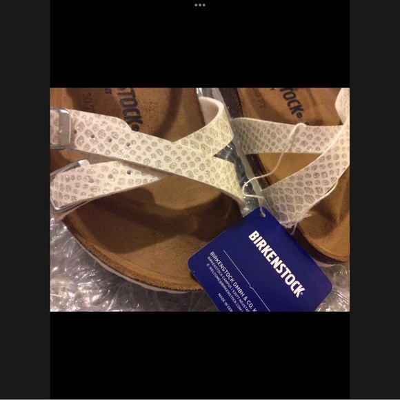 BIRKENSTOCK KUMBA MAJIC SNAKE WHITE WOMEN’S U.S. 7N EU 38 - Picture 2 of 8